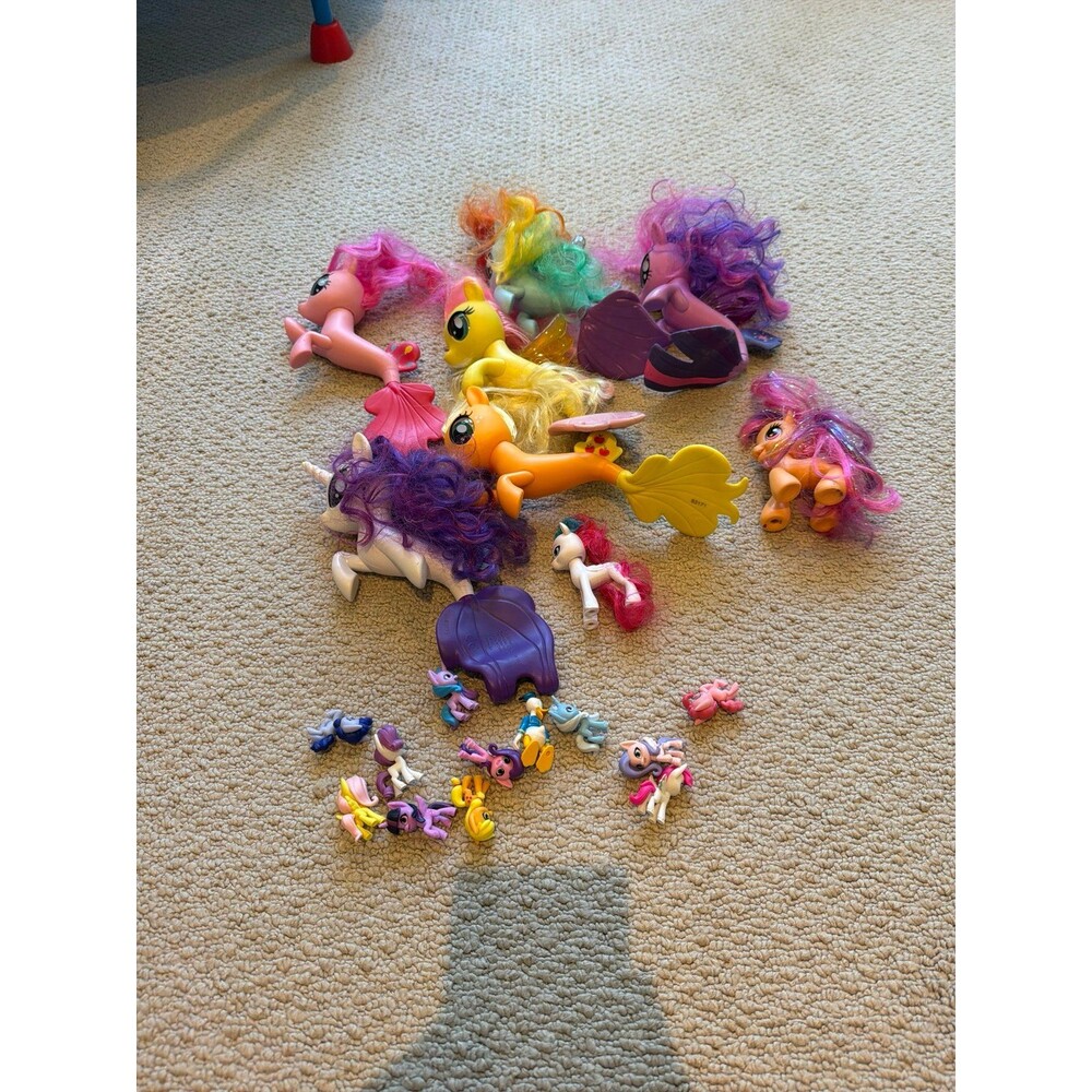 My Little Pony Toys Lot - Various Characters and Accessories